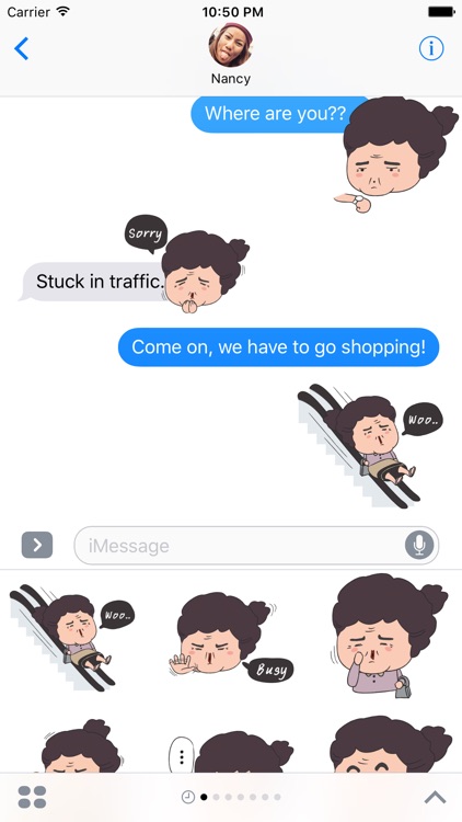 Grumpy Grandma – Stickers for iMessage