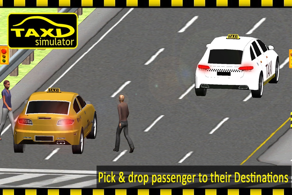 3D Taxi Simulator - Public transport service & parking stand simulation game screenshot 2