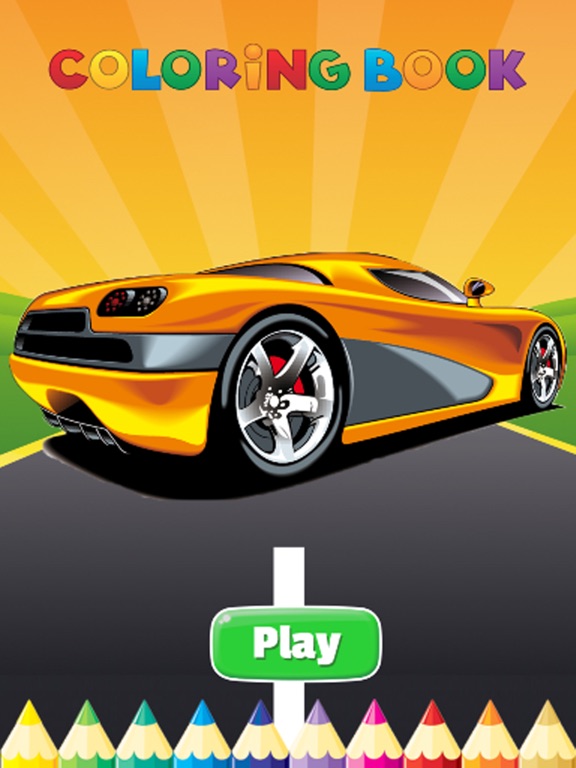 luxury car coloring book  activities for kids  app price drops
