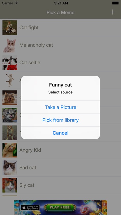 Funny Cat Make Memes - meme generator with funny cats, create your kitten memes screenshot-3