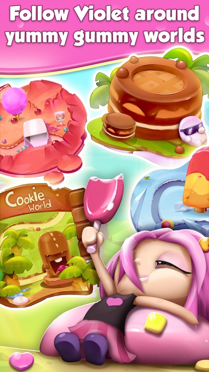 Cookie Smash Match 3 Game: Swap Candies and Crush Sweet.s in Adventorous Juicy Land screenshot-3