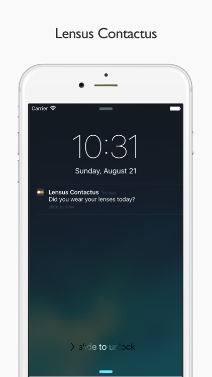 Lensus Contactus - Contact Lenses Timer