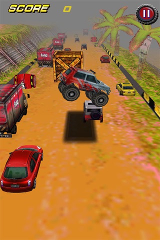 Racing car monster truck 3D screenshot 2