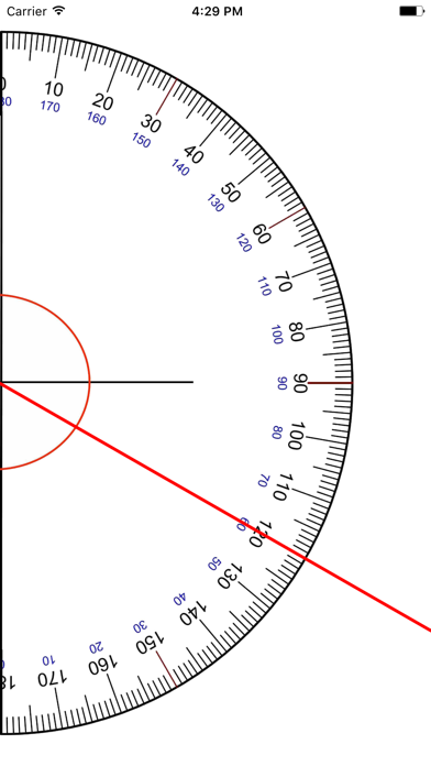Protractor - measure any angle Screenshot 2