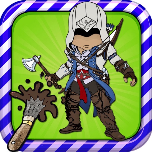Coloring For Toodlers Free Assasin iOS App