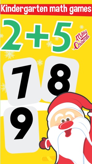 Kindergarten Smart Math - Christmas Number Games for Kids(圖1)-速報App