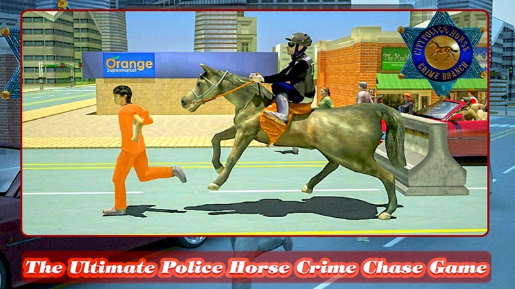 Police Horse Crime Chase 2016 – Escaped jailbirds, Alcatraz Prisoners n thoroughbred stallion patrol Racing Adventure screenshot-3