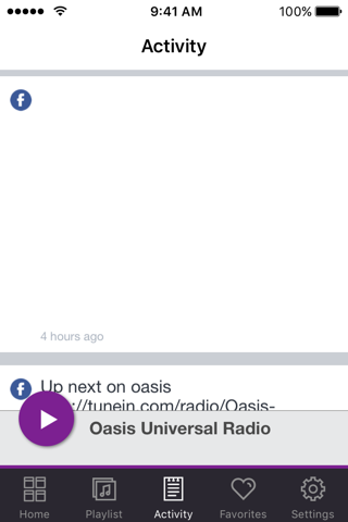 Скриншот из Oasis Universal Radio