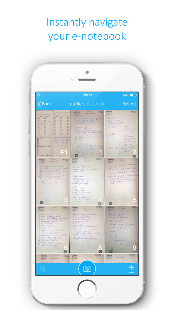 Outliers Notebook  Scan notes and share PDF files