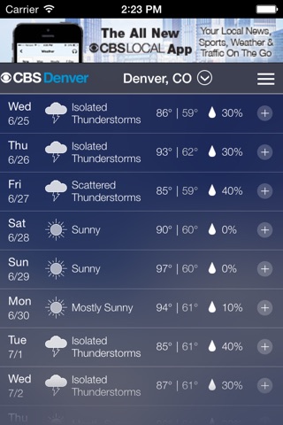 CBS Denver Weather screenshot 3