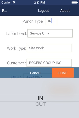 Employee Punch screenshot 3