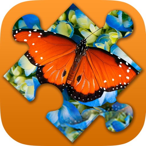 Butterfly Jigdsaw Puzzles Free Icon