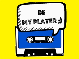 Make your messages a little bit vintage and funny, with animated cassette stickers