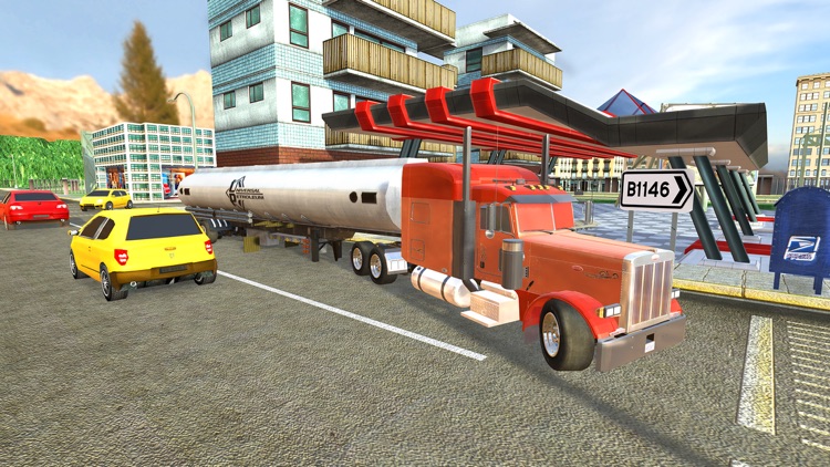 Uphill Cargo Truck Driving 3D - Drive Cargo Truck And Oil Tanker in Offroad & City Environment screenshot-3