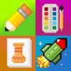 Pixel draw - Coloring & pixel art tool cool painting game for kids