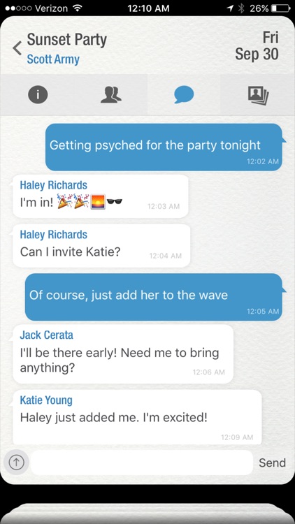 Wave - The Social Network For Events screenshot-3