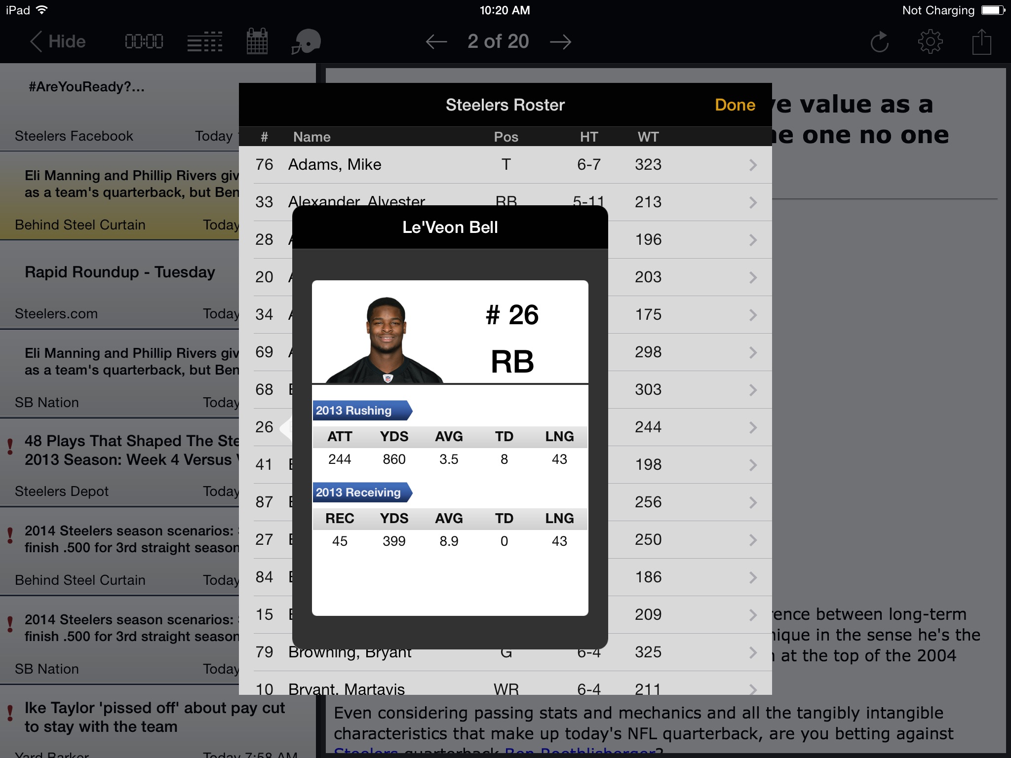 Football News - Steelers screenshot 2