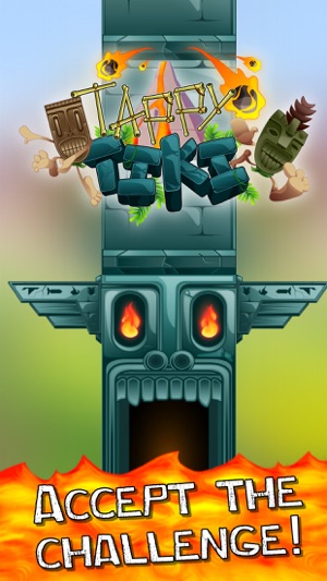 Tappy Tiki - Endless Tower Climber Arcade!   –   Will you fa(圖5)-速報App