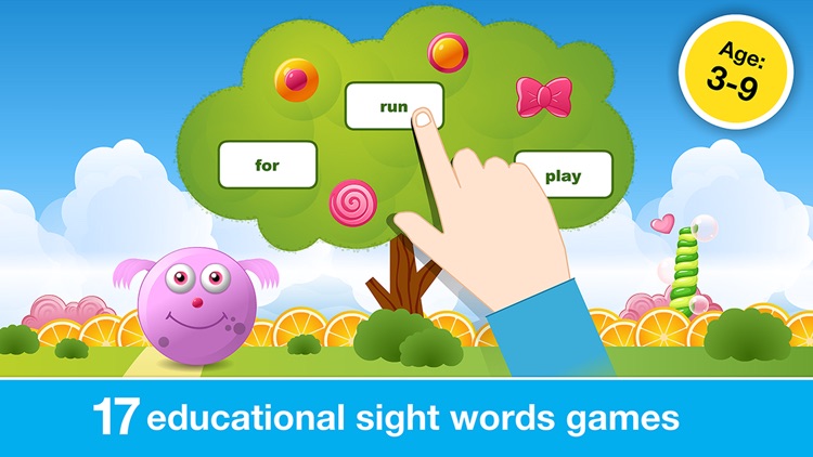Sight Words Games in Candy Land - Reading for kids