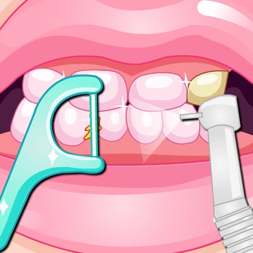 Beautiful Girl Dentist Icon