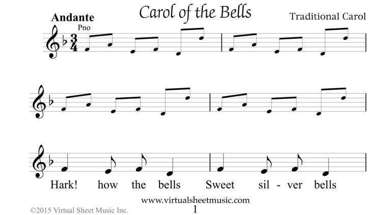 VSMCarols Christmas Sheet Music - Lite