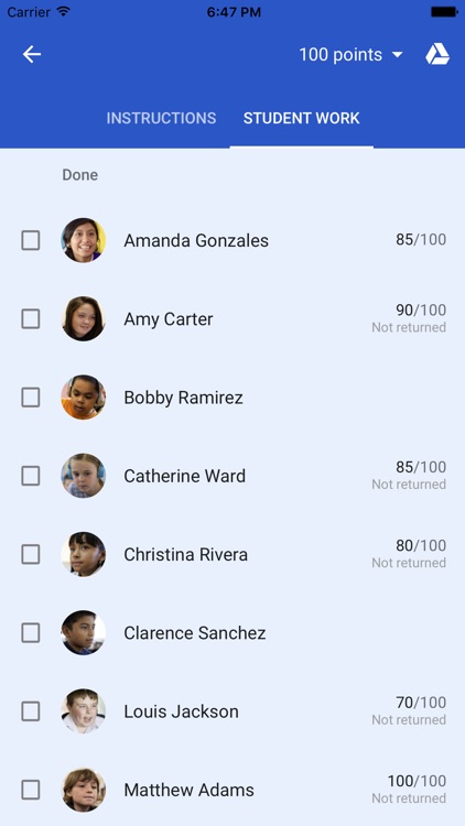 Google Classroom screenshot-3