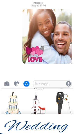 WeddingMojis - Wedding Stickers for iMes