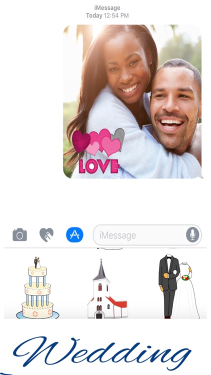 WeddingMojis - Wedding Stickers for iMessage