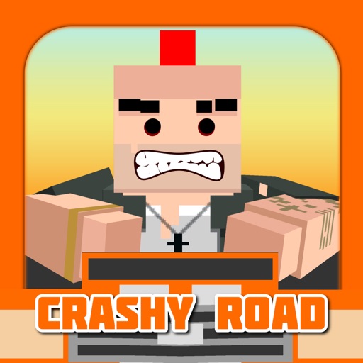 Crashy Road - Flip the Rules crash into the cars!