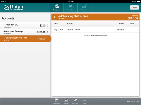 USB Mobile Money for iPad screenshot 3