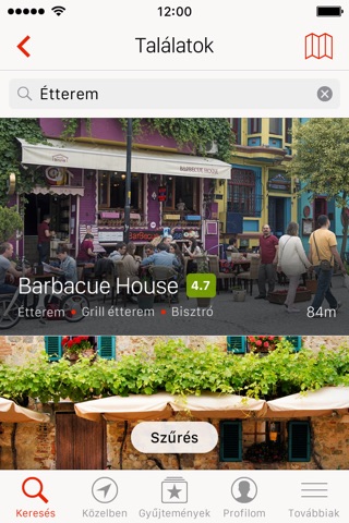 Etterem.hu - Étterem, kávézó, kocsma, bár és szórakozóhely kereső screenshot 2