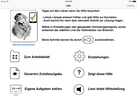 Lehrer Lämpel: Fractions screenshot 3