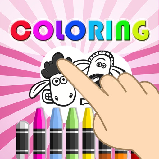 Coloring Game kids for Shuan the Sheep Version Icon