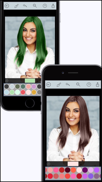 Hair Color Dye - Hair Style Changer Salon and Recolor Booth Editor screenshot-3