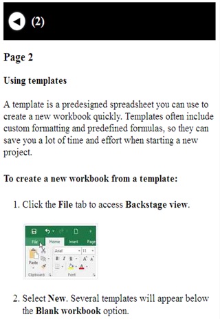 Tutorial guide for ms office screenshot 3