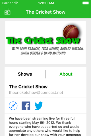 The Cricket Show screenshot 3