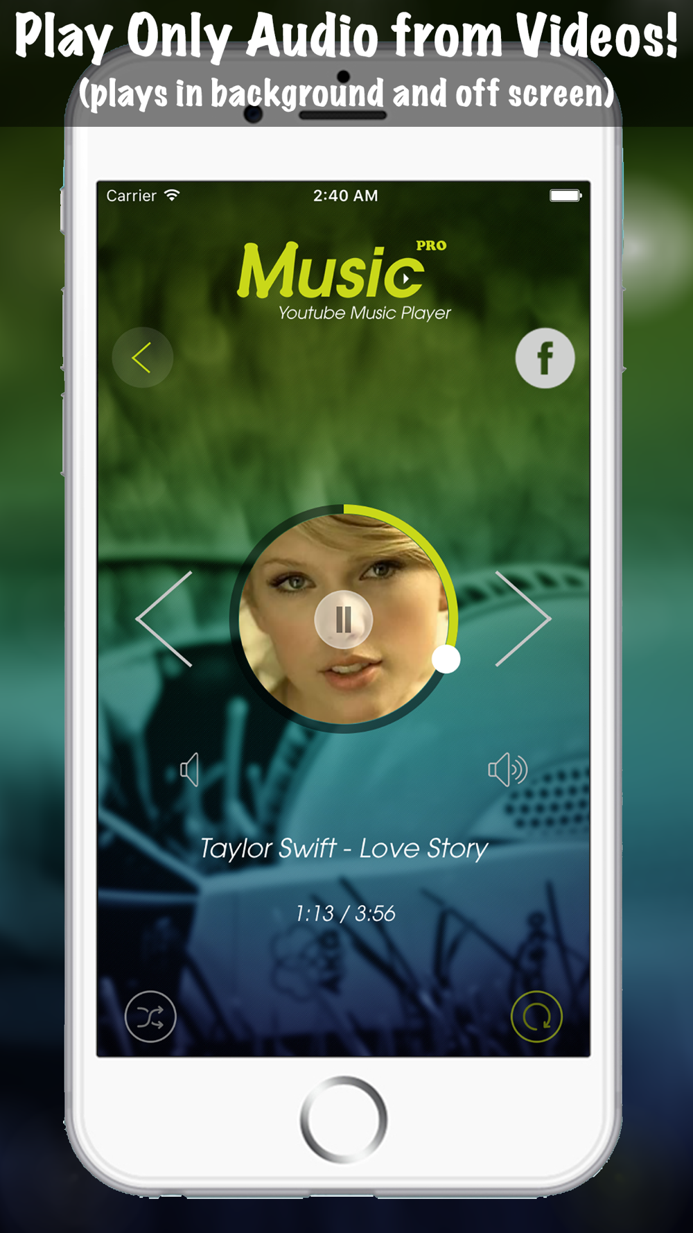 Music Pro Background Player for YouTube Video - Best YT Audio Converter and  Song Playlist Editor Free Download App for iPhone 