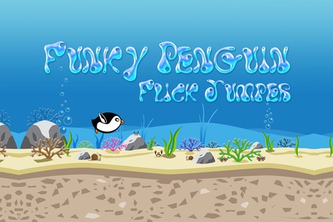 Funky Penguin Flick Jumper - cool sky racing arcade game screenshot 3