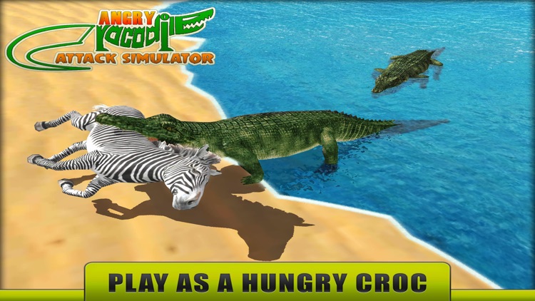 Angry Crocodile Attack Sim 3D