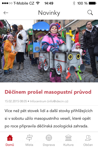 Děčín - oficiální aplikace screenshot 2