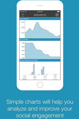 Merlo for Twitter - Personal reports & statistics screenshot 3