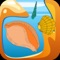 We have only seen shells in beach but this time we have brought in IOSgame for coloring