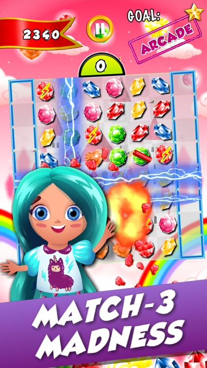 Jewel's Blast Match-3 - diamond game and kids digger's mania hd free