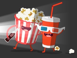 Gear up for movie night or that opening night new release  with this FULLY ANIMATED sticker pack