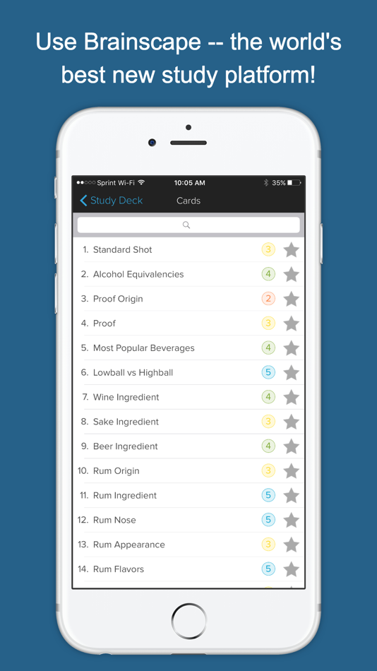 Bartender Flashcards By Brainscape - (iOS Apps) — AppAgg