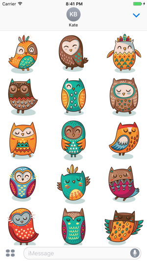 Sticker Me: Painted Owl(圖1)-速報App