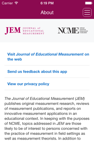 Journal of Educational Measurement screenshot 2