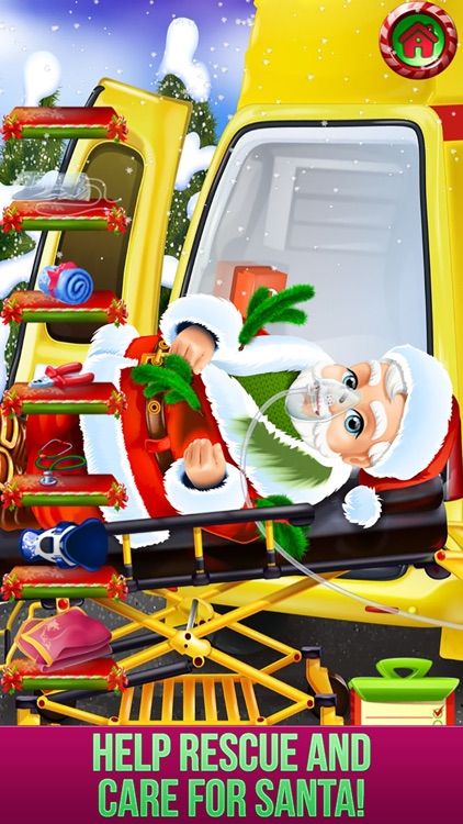 Santa Ambulance Rescue - Kids Christmas Games