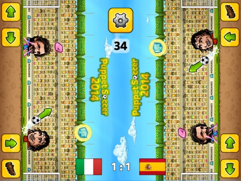 Скриншот из Puppet Soccer 2014 - Football championship in big head Marionette World