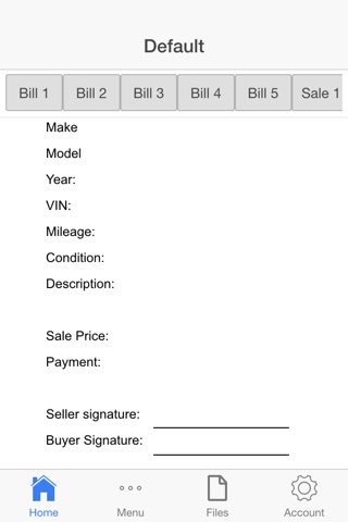 Bike Bill of Sale screenshot 2